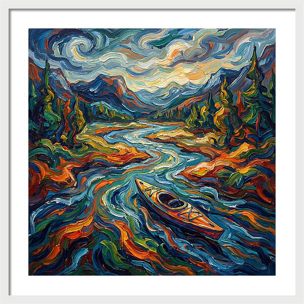 Kayaking Through Vibrant Landscapes