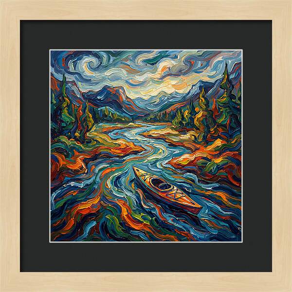 Kayaking Through Vibrant Landscapes