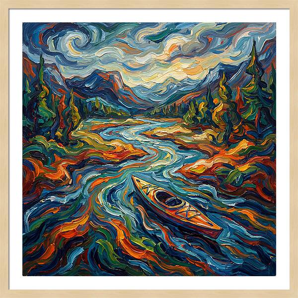 Kayaking Through Vibrant Landscapes
