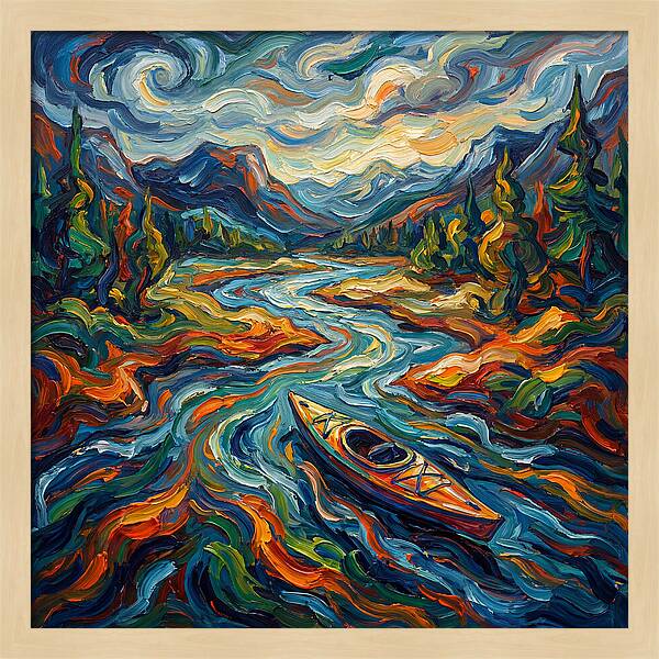 Kayaking Through Vibrant Landscapes