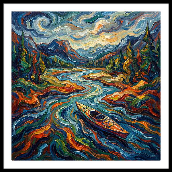 Kayaking Through Vibrant Landscapes
