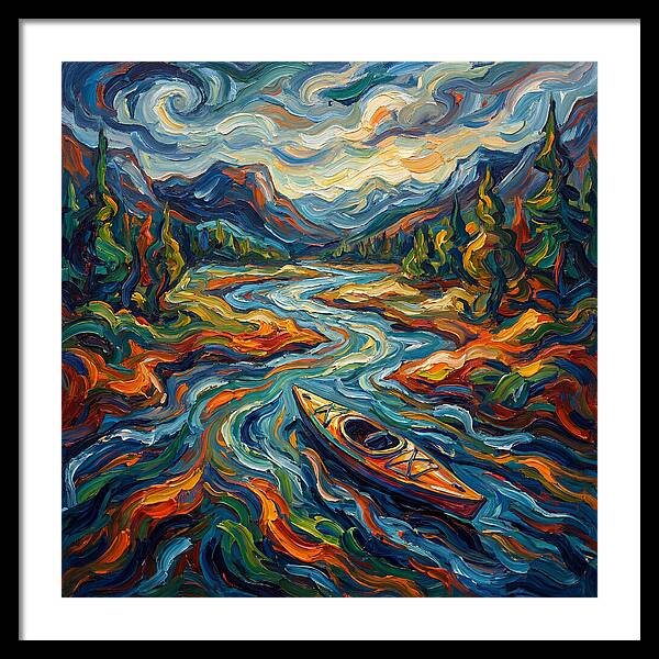 Kayaking Through Vibrant Landscapes