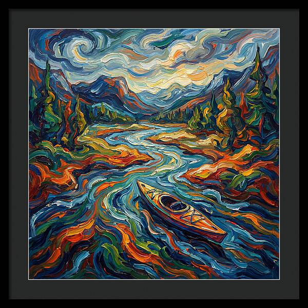 Kayaking Through Vibrant Landscapes