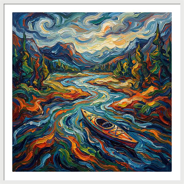 Kayaking Through Vibrant Landscapes
