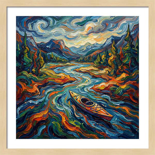 Kayaking Through Vibrant Landscapes