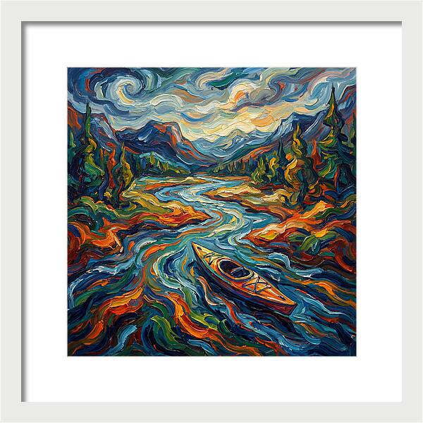 Kayaking Through Vibrant Landscapes