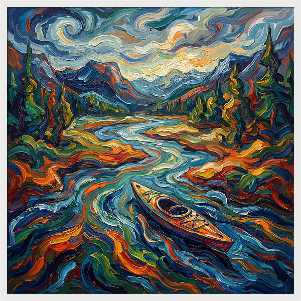 Kayaking Through Vibrant Landscapes