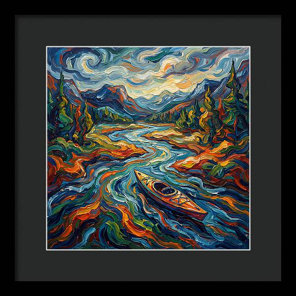 Kayaking Through Vibrant Landscapes