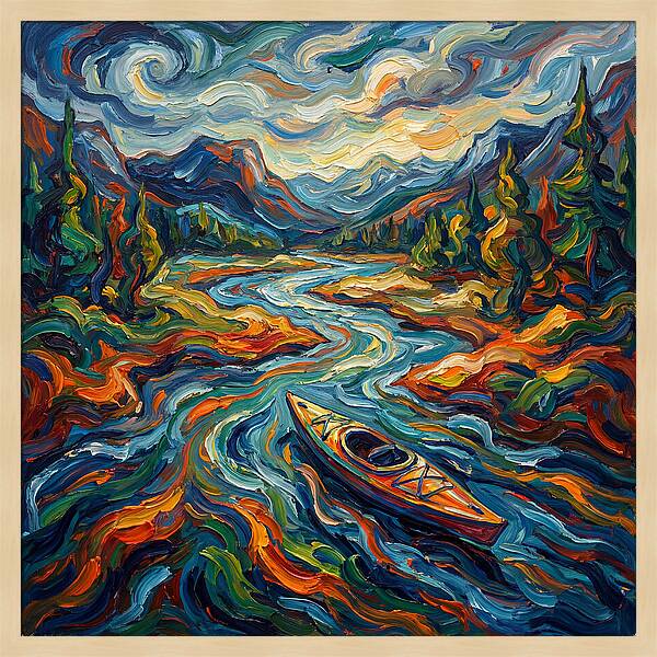 Kayaking Through Vibrant Landscapes