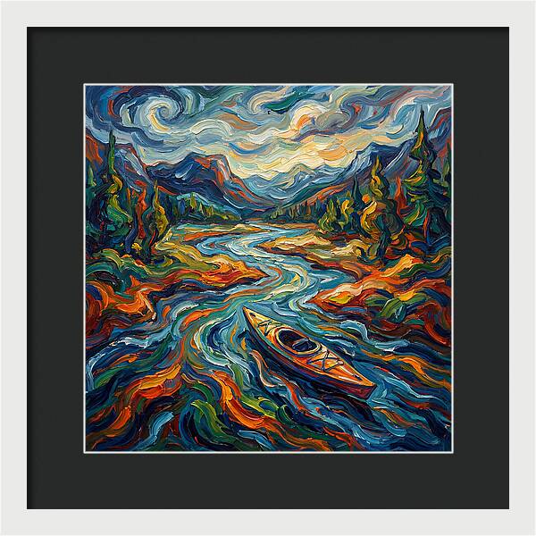 Kayaking Through Vibrant Landscapes