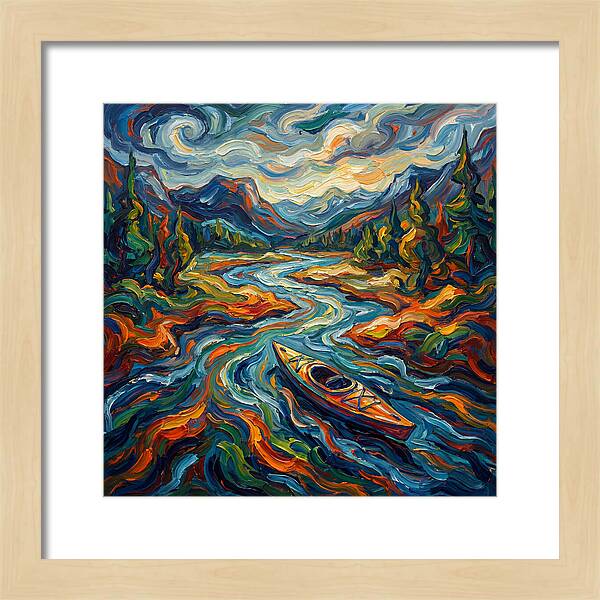 Kayaking Through Vibrant Landscapes