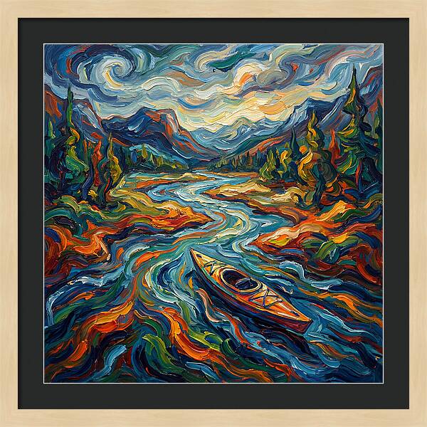 Kayaking Through Vibrant Landscapes