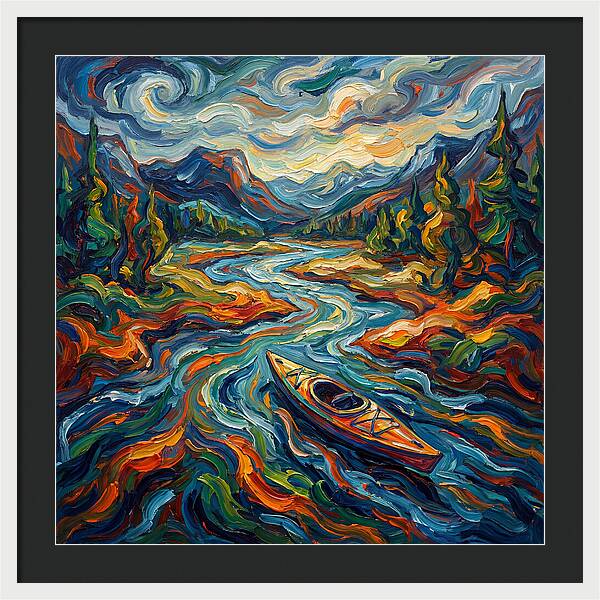 Kayaking Through Vibrant Landscapes