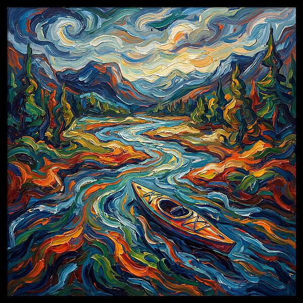 Kayaking Through Vibrant Landscapes