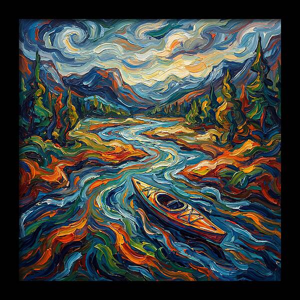 Kayaking Through Vibrant Landscapes