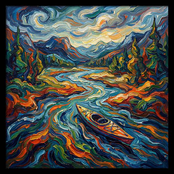 Kayaking Through Vibrant Landscapes
