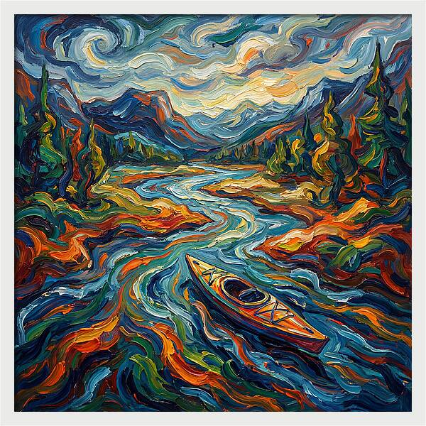 Kayaking Through Vibrant Landscapes