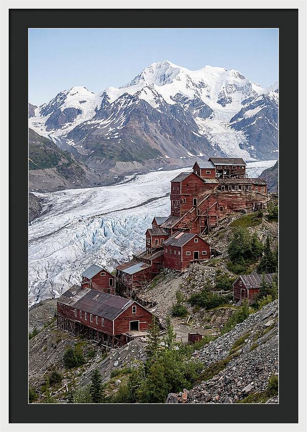 Kennecott Mines Overlooking Glaciers