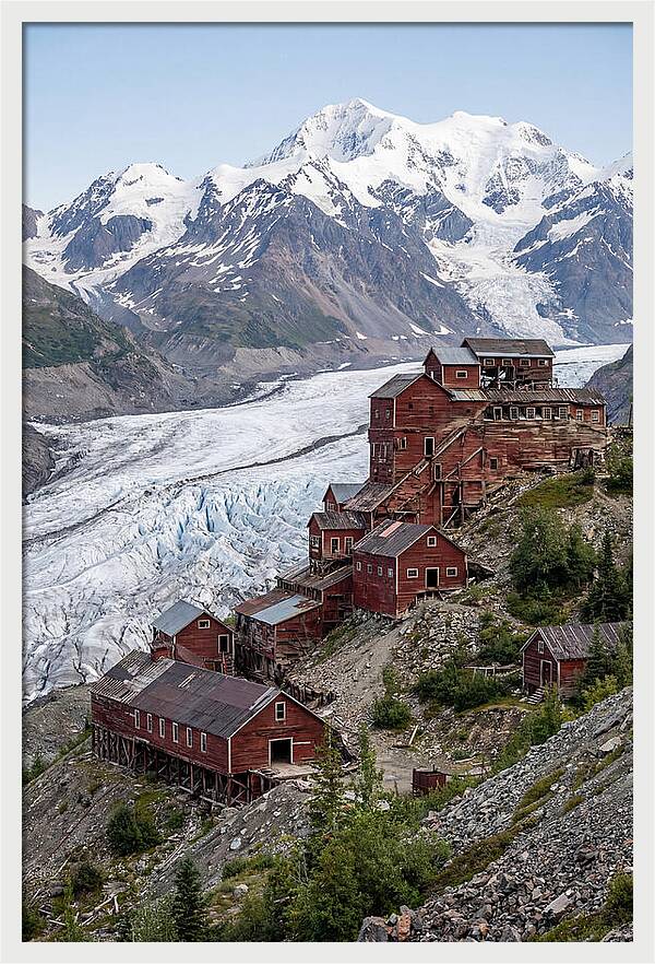 Kennecott Mines Overlooking Glaciers