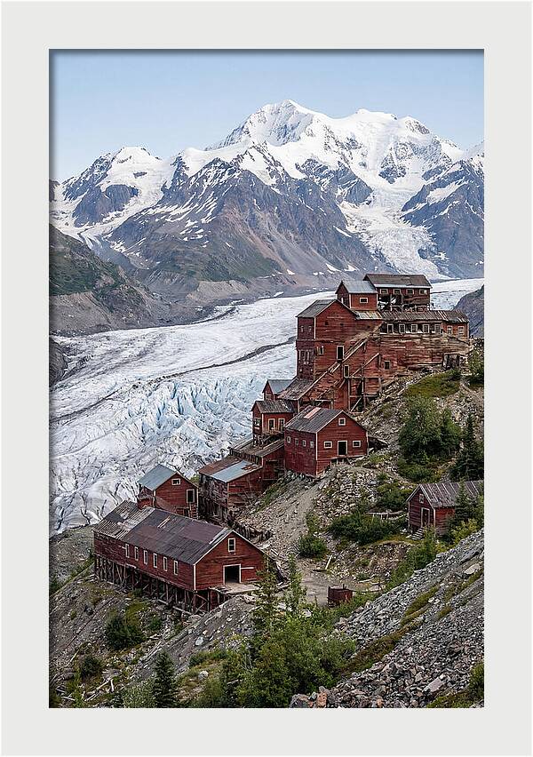 Kennecott Mines Overlooking Glaciers