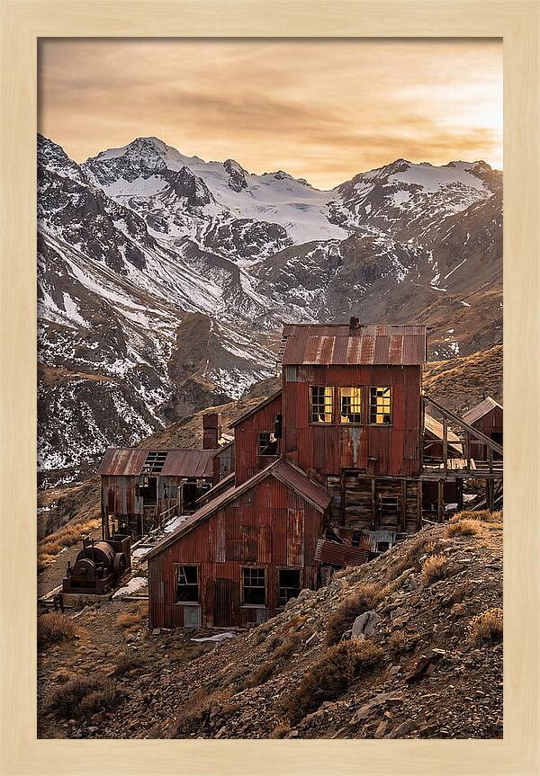 Kennicott Mines Ruins At Dusk