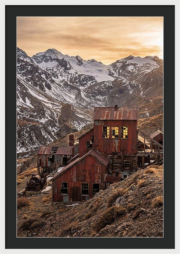 Kennicott Mines Ruins At Dusk