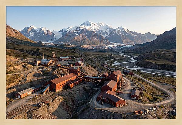 Kennicott Mines Under Majestic Peaks