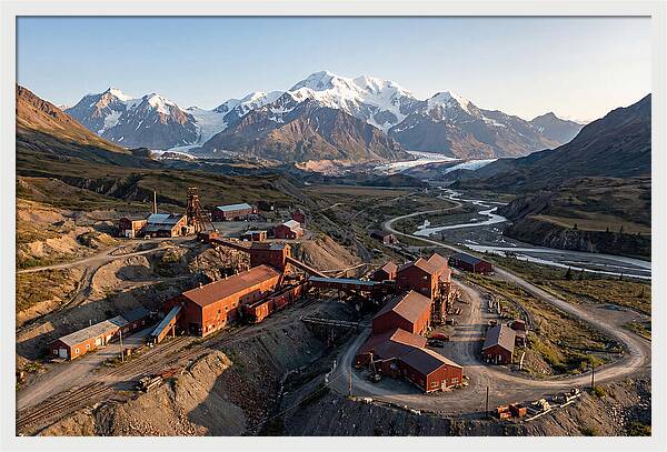 Kennicott Mines Under Majestic Peaks