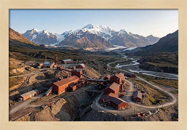 Kennicott Mines Under Majestic Peaks