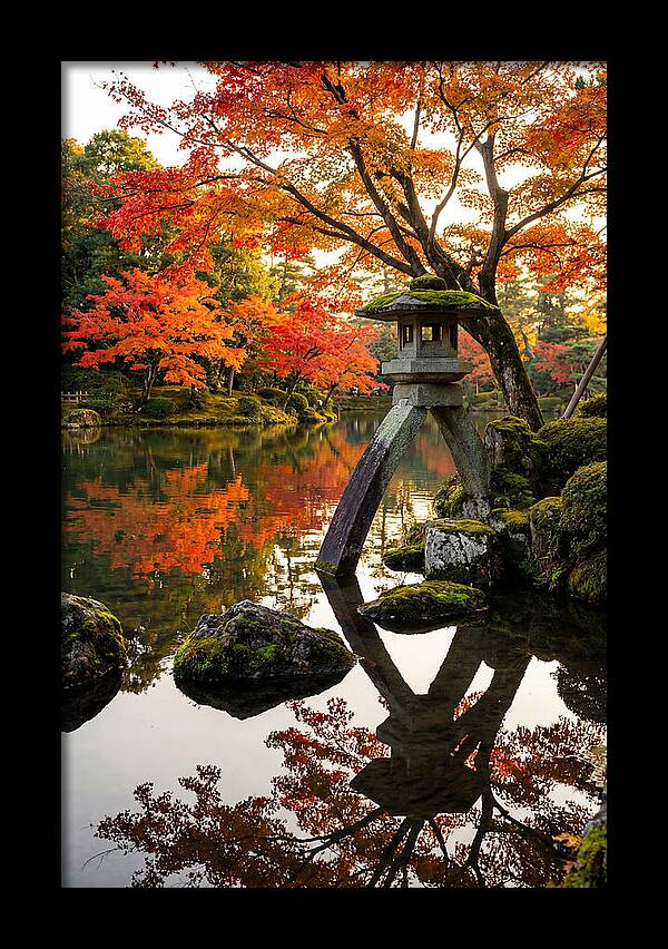 Kenrokuen Garden In Autumn Splendor