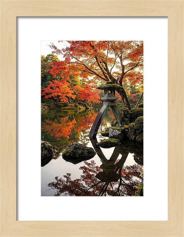 Kenrokuen Garden In Autumn Splendor