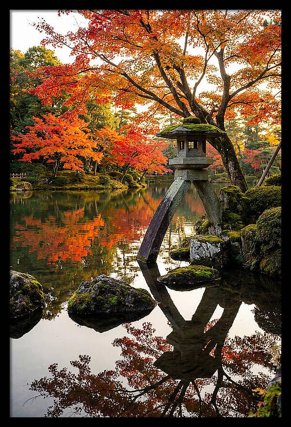 Kenrokuen Garden In Autumn Splendor