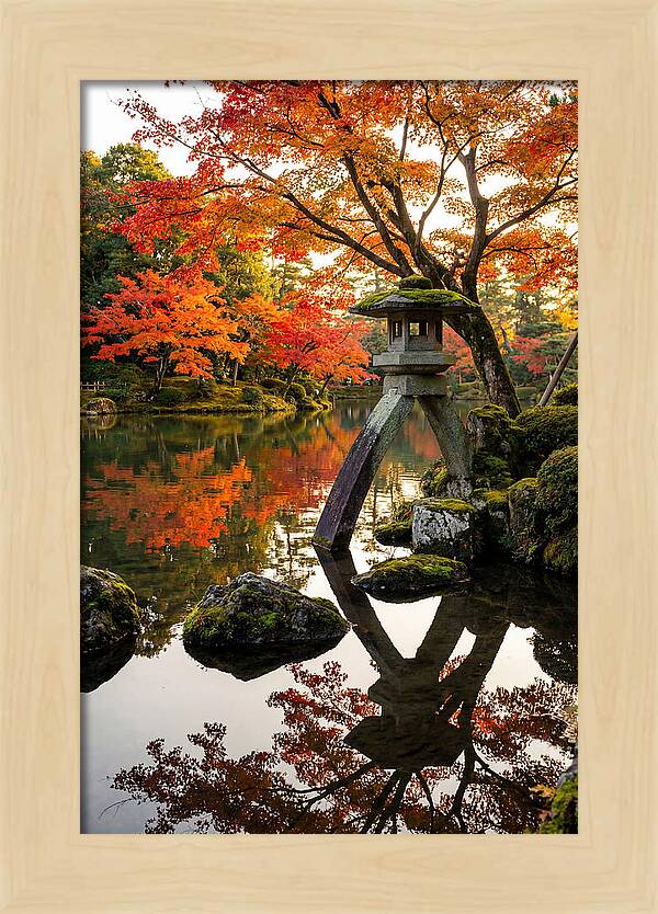 Kenrokuen Garden In Autumn Splendor