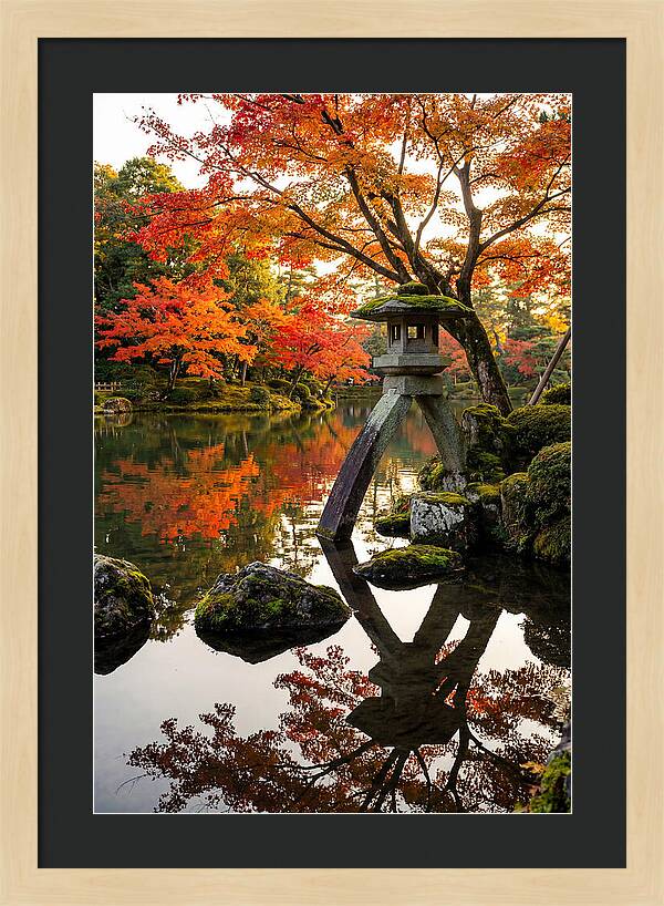 Kenrokuen Garden In Autumn Splendor