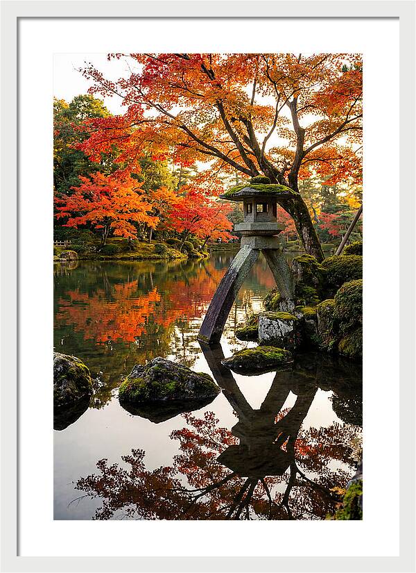 Kenrokuen Garden In Autumn Splendor