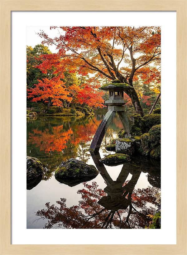 Kenrokuen Garden In Autumn Splendor