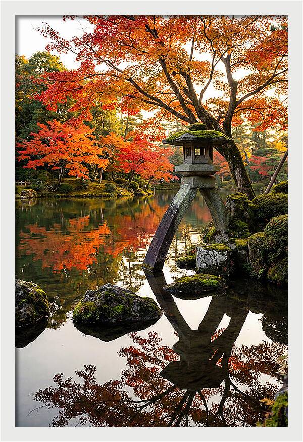 Kenrokuen Garden In Autumn Splendor