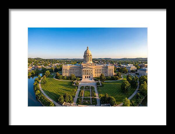 Kentucky State Capitol At Dusk
