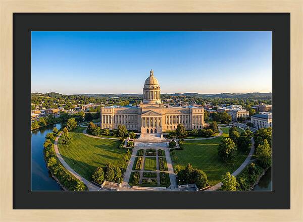 Kentucky State Capitol At Dusk