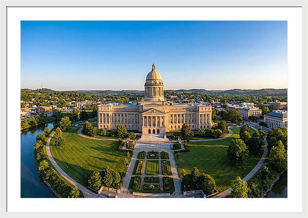 Kentucky State Capitol At Dusk