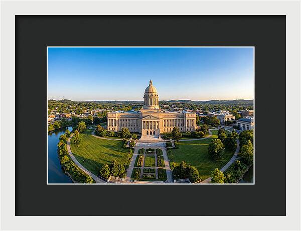 Kentucky State Capitol At Dusk