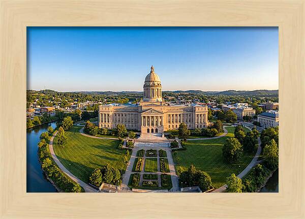 Kentucky State Capitol At Dusk