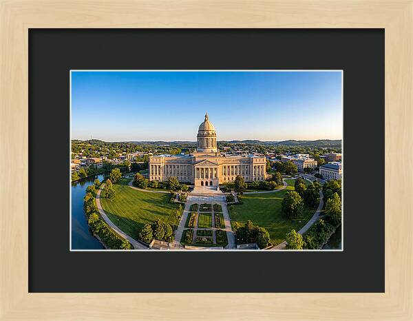 Kentucky State Capitol At Dusk