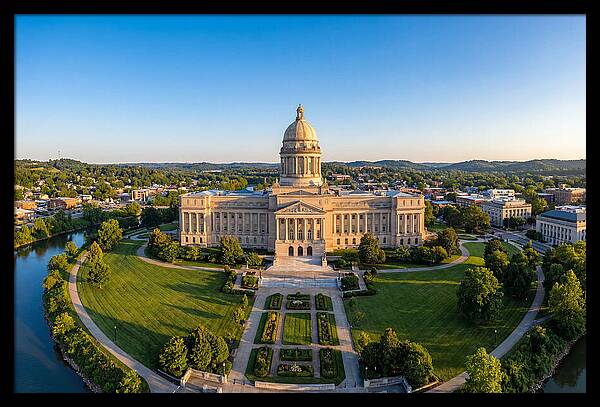 Kentucky State Capitol At Dusk