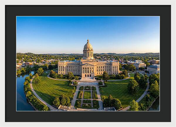Kentucky State Capitol At Dusk