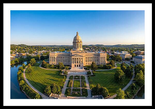 Kentucky State Capitol At Dusk