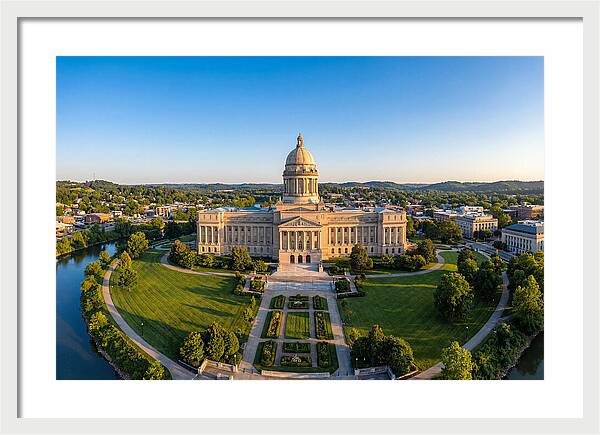 Kentucky State Capitol At Dusk