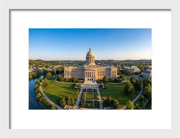 Kentucky State Capitol At Dusk