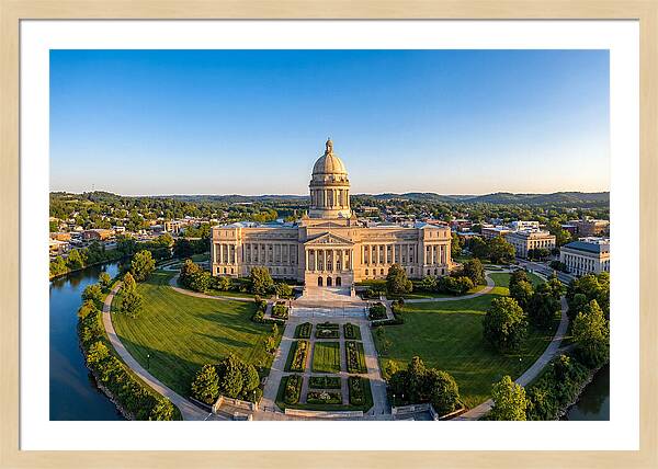 Kentucky State Capitol At Dusk