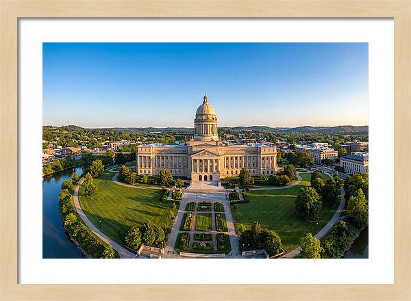 Kentucky State Capitol At Dusk